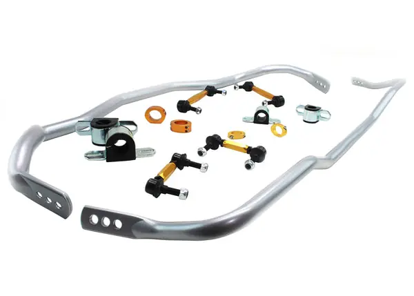 Whiteline 15-18 Ford Mustang GT/GT Premium/EcoBoost/EcoBoost Premium Front & Rear Sway Bar Kit