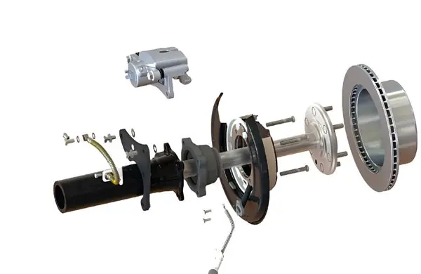 Pedders 05-20 Toyota Tacoma Rear Brake Conversion Kit w/ 6 Lug Rear