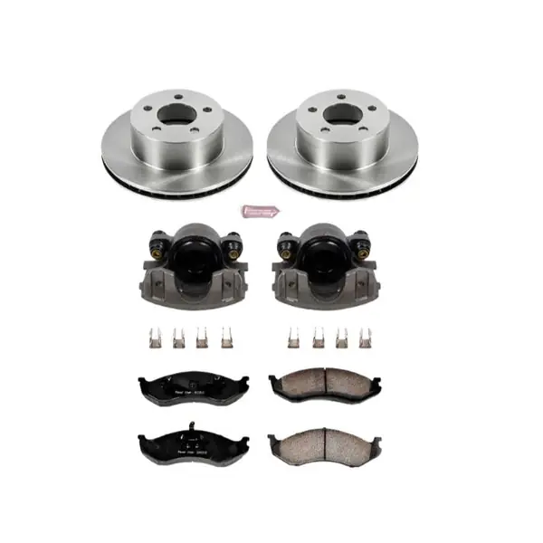 Power Stop 90-99 Jeep Cherokee Front Autospecialty Brake Kit w/Calipers