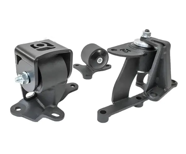 Innovative 88-91 Prelude H-Series Black Steel Mounts 75A Bushings