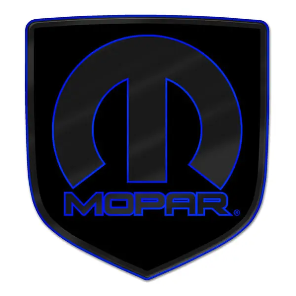 Matte Mopar Ram Shield Badges