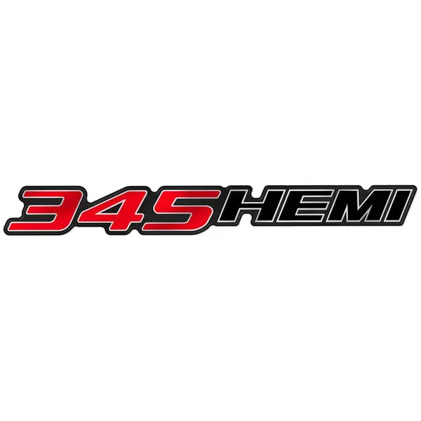 345 Hemi Grille Badge