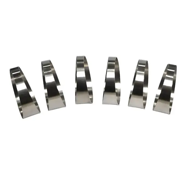 Ticon Industries 1.50in 7.5 Degree 1D/1.5in CLR Tight Radius 1mm Wall Titanium Pie Cuts - 6pk
