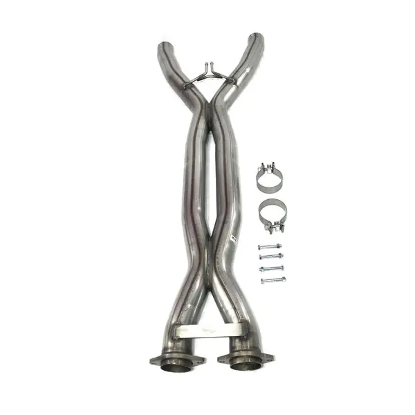 Double Helix 3.0” Stainless Steel X-Pipe for 2014-2019 C7 Corvette