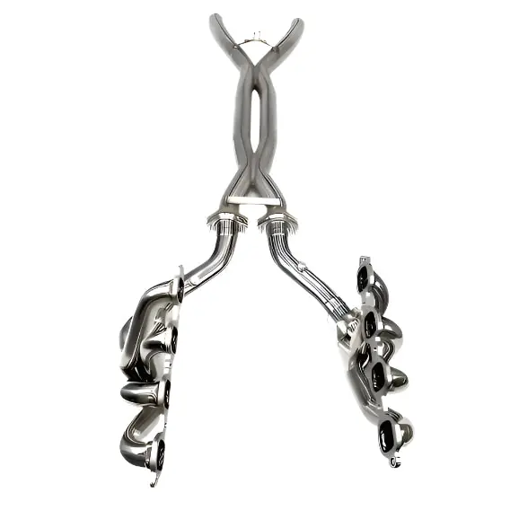 1 7/8" x 3" Long Tube Header & 3" Double Helix X-Pipe Combo For 2014-2019 C7 Corvette