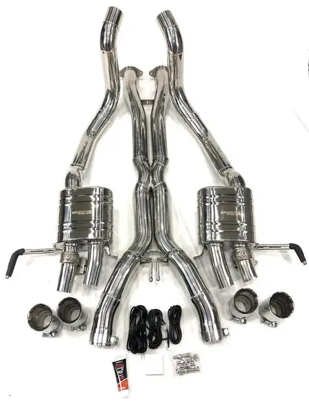 3" Cat-Back Exhaust W/4" Tips & Electric Cutouts for 2014-2019 C7 Corvette