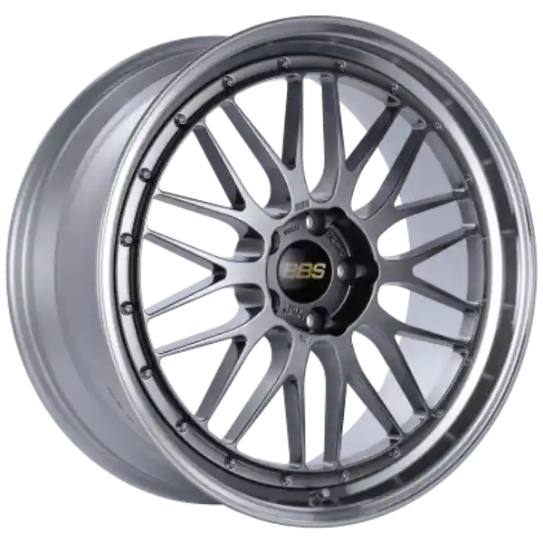 BBS LM 20x11 5x112 ET24 Diamond Black Center / Diamond Cut Lip Wheel PFS/Clip Required