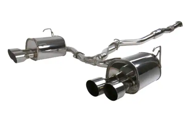 Invidia 15+ Subaru STI 4Dr Q300 Single Layer Stainless Steel Quad Tip Cat-Back Exhaust