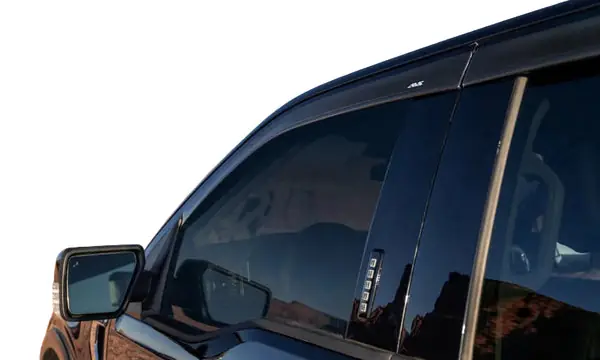 AVS 22-24 Rivian R1T Ventvisor Low Profile Deflectors 4pc - Smoke