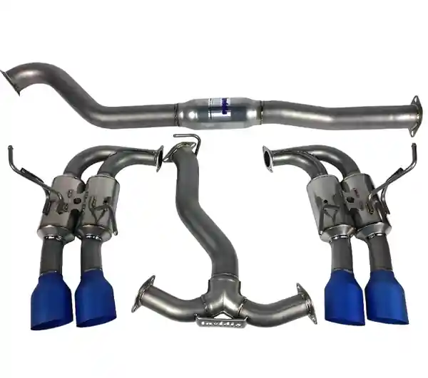 Invidia 11-14 WRX/STi Gemini 80mm Full Titanium 101mm Quad Tip Cat-Back Exhaust