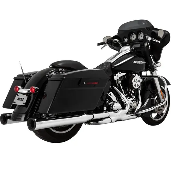 Vance & Hines HD Dresser 17-22 Eliminator 400 Chrome Slip-On Exhaust