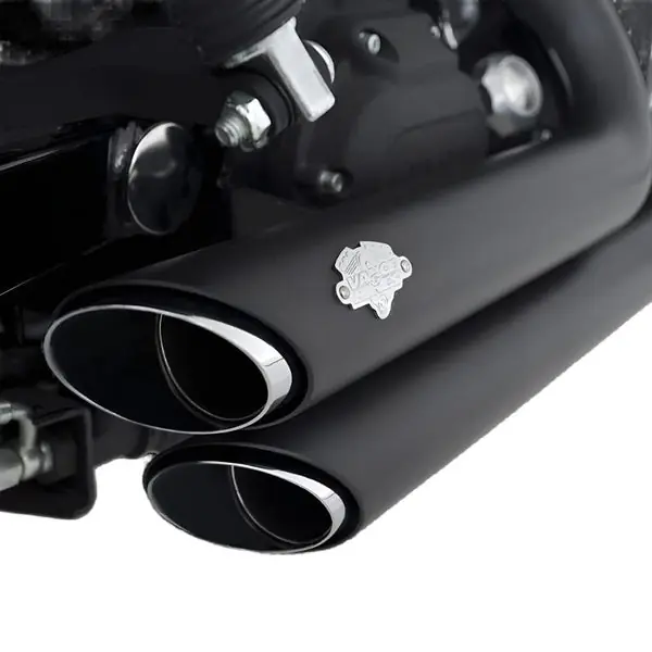 Vance & Hines HD Dyna 06-11 Shortshots Staggered Bl PCX Full System Exhaust