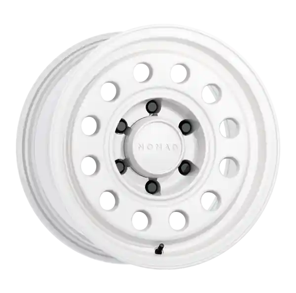 Nomad N501SA Convoy 16x8in / 6x139.7 BP / -10mm Offset / 106.1mm Bore - Gloss White Wheel