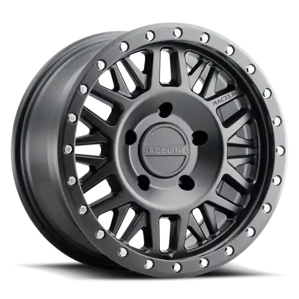 Raceline 951B Ryno 17x8.5in / 6x135 BP / 0mm Offset / 87.1mm Bore - Satin Black Wheel