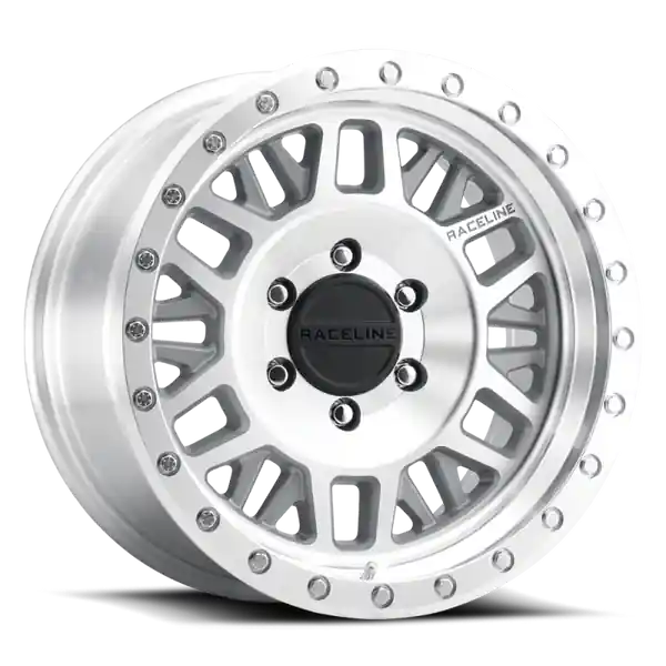 Raceline 951MC Ryno 17x8.5in / 6x135 BP / 0mm Offset / 87.1mm Bore - Machined Wheel