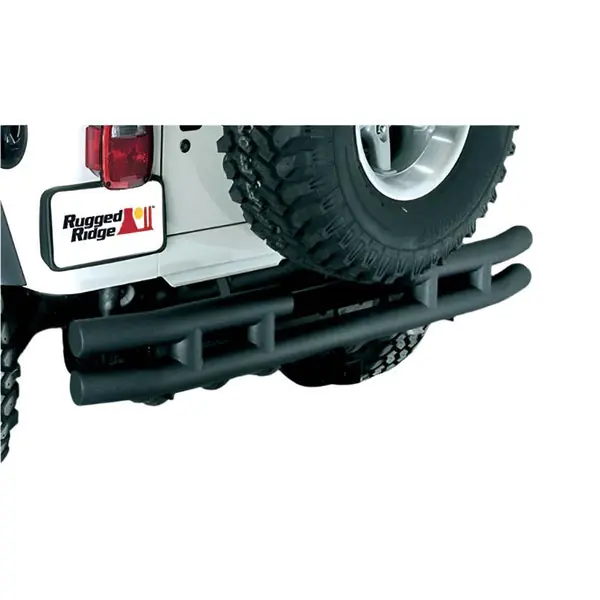 Rugged Ridge 3in Double Tube Rear Bumper 87-06 Jeep Wrangler