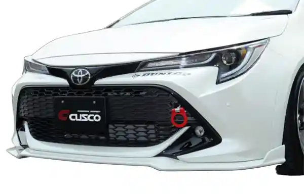 Cusco 19+ Toyota Corolla Hatchback Front Lip Spoiler (Primer/Unpainted)