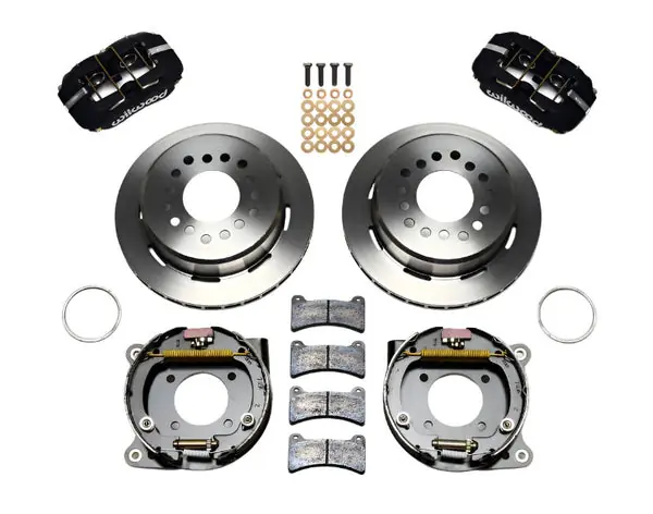 Wilwood Dynapro Low-Profile 11.00in P-Brake Kit Chevy 12 Bolt 2.75in Off w/ C-Clips