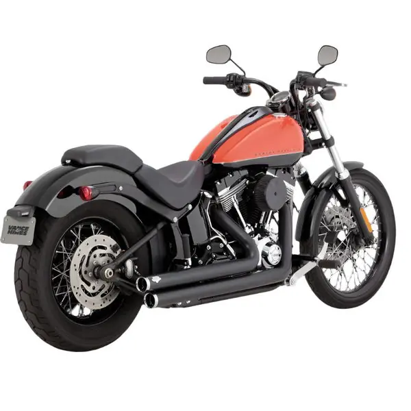 Vance & Hines 18-22 Harley Davidson Softail/ Bigshots Staggered PCX Full System Exhaust - Black