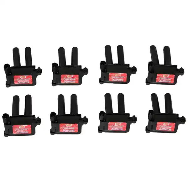 Granatelli 05-17 Dodge 5.7L/6.1L/6.4L Xtreme Coil On Plug Wire Conn Kit w/Coil Pack - Blk (Set of 8)
