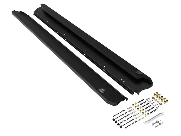 aFe POWER 10-14 Subaru Outback H4 2.5L / H6 3.6L Terra Guard Trail Steps - Black
