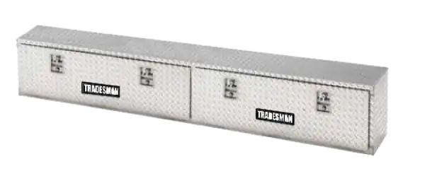 Tradesman Aluminum Top Mount L-Wing Box (96in.) - Brite