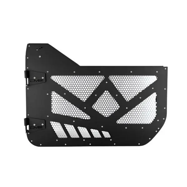 DV8 18-22 Jeep 4 Door JL/JT Aluminum Half Doors with Perforated Mesh Front