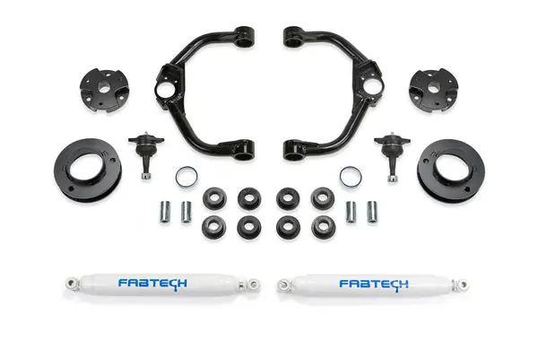 Fabtech 19-21 Ram 1500 Non Rebel 2/4WD 3in Bj UCA Sys w/Perf Shks