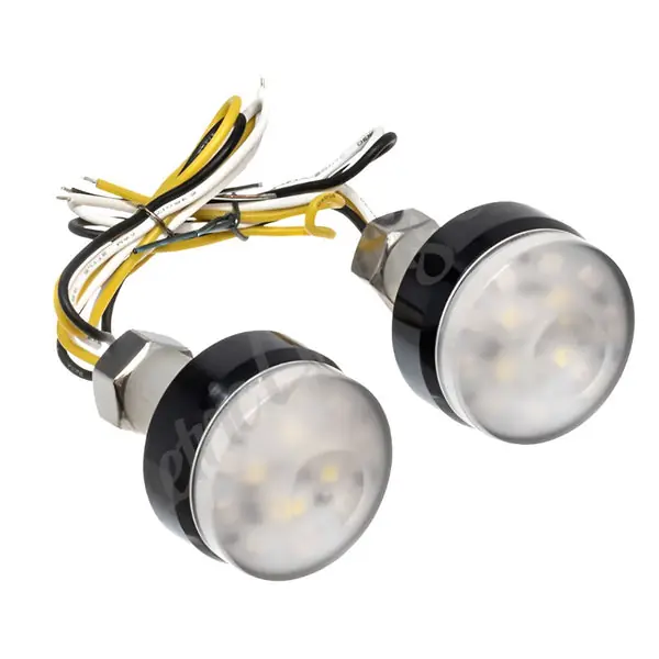 Letric Lighting Surface Ind Lights Blk Wht/Amb