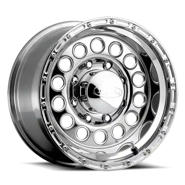 Raceline 887 Rock Crusher 16x8in / 8x165.1 BP / -20mm Offset / 130.81mm Bore - Polished Wheel