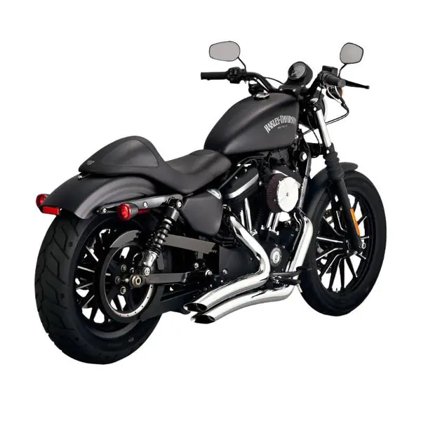 Vance & Hines HD Sportster 14-22 Big Radius 2-2 Chrome PCX Full System Exhaust