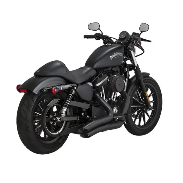 Vance & Hines HD Sportster 14-22 Big Radius 2-2 Black PCX Full System Exhaust