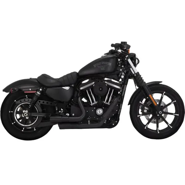 Vance & Hines HD Sportster 04-22 Mini Grenades Black PCX Full System Exhaust