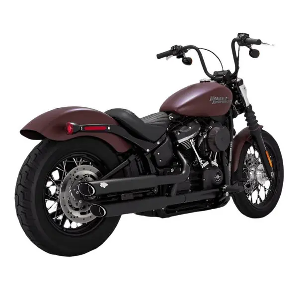 Vance & Hines 18-22 Harley Davidson Softail Twin Slash S/OS PCX Slip-On Exhaust - Black