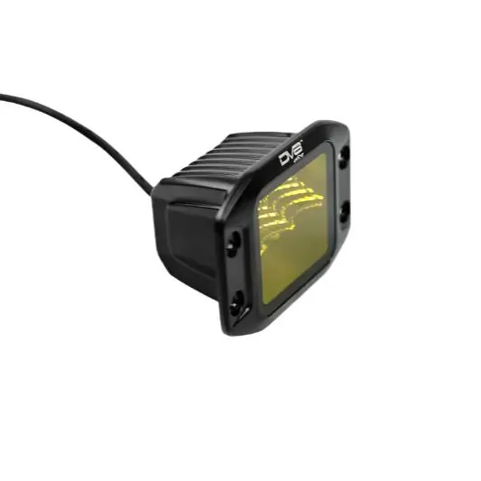 DV8 3-Inch Elite Series LED Amber Flush Mount Pod Light