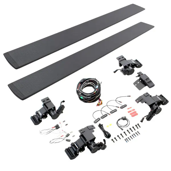 Go Rhino 14-24 Toyota 4Runner E1 Elec. Running Board Kit (Excl Limited, Nightshade Edit.+ TRD Sport)