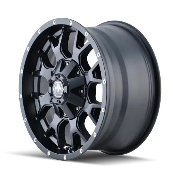 Mayhem 8015 Warrior 20x9 / 6x135 BP / 0mm Offset / 106mm Hub Matte Black Wheel