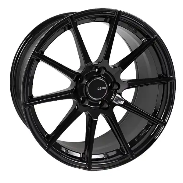 Enkei TS10 18x8 5x114.3 40mm Offset 72.6mm Bore Black Wheel