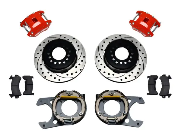 Wilwood D154 P/S Park Brake Kit Chevy C-10 2.42 Offset 5-lug