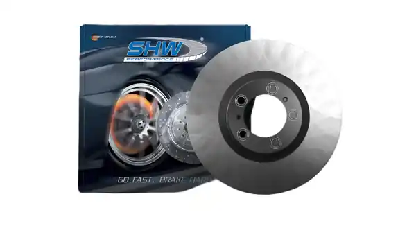 SHW 17-20 Porsche Panamera 4 w/Black Caliper w/o Ceramics Left Frt Smooth MB Brake Rotor (971615301)