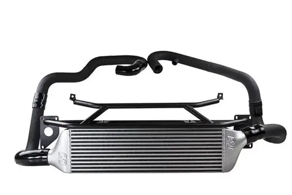 Turbo XS FMIC 2015-2017 Subaru STi - Wrinkle Black Pipes