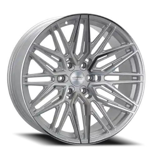 Vossen HF6-5 22x9.5 / 6x135 / ET20 / Deep Face / 87.1 - Silver Polished Wheel