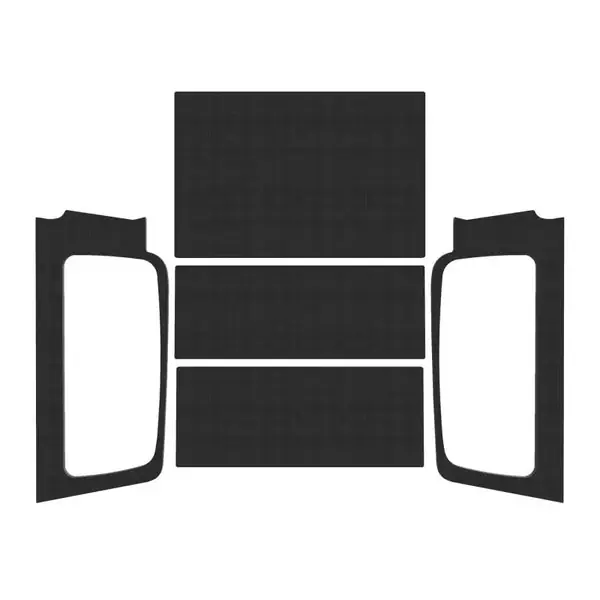 DEI 04-06 Jeep Wrangler LJ Unliminted Headliner Complete Kit - Black