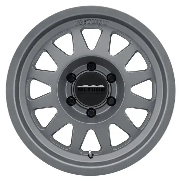 Method MR704 17x8.5 0mm Offset 6x135 87mm CB Matte Titanium Wheel