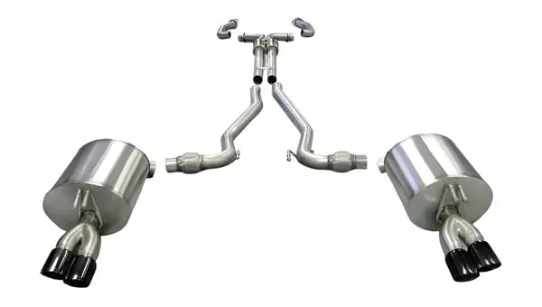 Corsa 08-09 Pontiac G8 GXP 6.0L V8 Sport Cat-Back w/ Dual 3in Black Tips