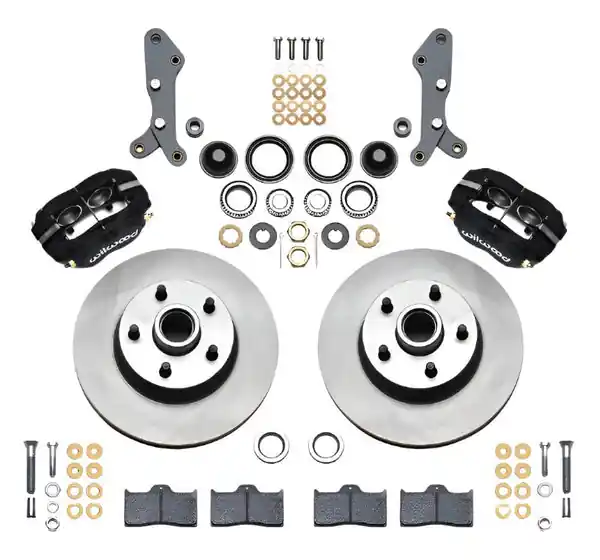 Wilwood Forged Dynalite-M Front Kit 11.30in 1 PC Rotor&Hub 60-68 Ford / Mercury Full Size / Galaxie