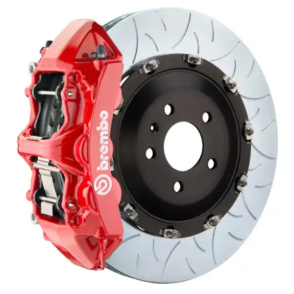 Brembo 08-13 BMW M3/11-12 1M Front GT BBK 6 Piston Cast 380x34 2pc Rotor Slotted Type3-Red