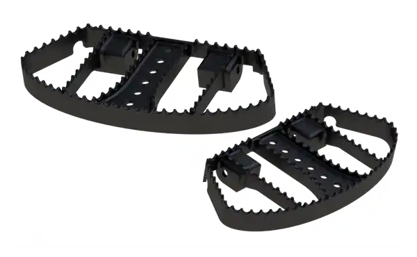 Burly Brand MX Floorboards - Black