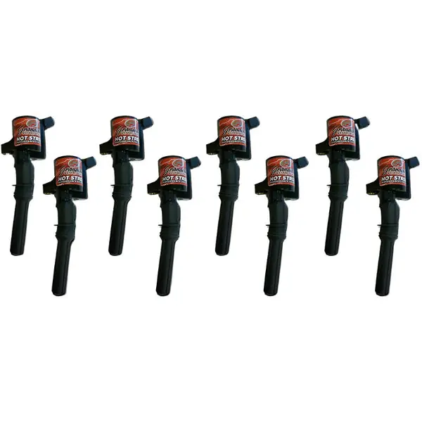 Granatelli 97-04 Ford 4.6L/5.4L 2V Hot Street Coil Packs - Black (Set of 8)