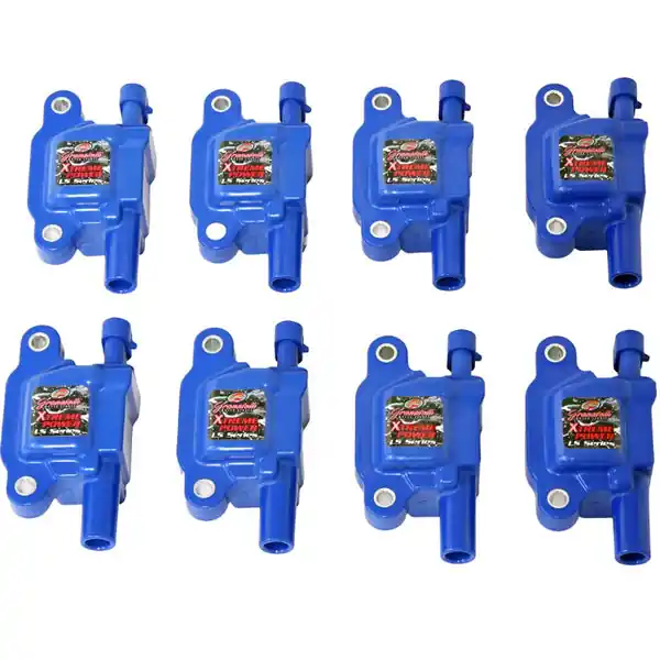 Granatelli 05-13 GM LS1/LS2/LS3/LS4/LS5/LS6/LS7/LS9/LSA Hi-Perf Coil Packs - Blue (Set of 8)